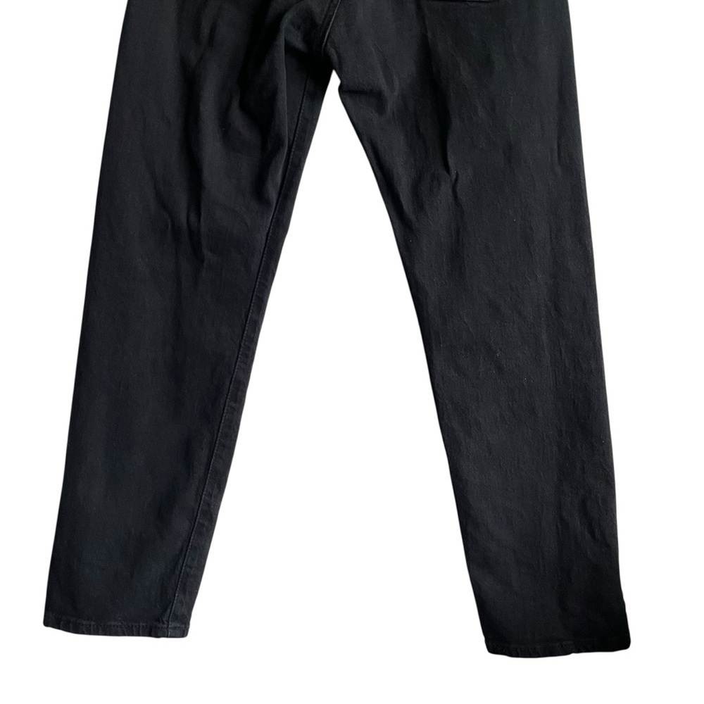 Levi’s Wedgie Straight Ankle Jeans Black Sprout W24 High Rise - Picture 9 of 15
